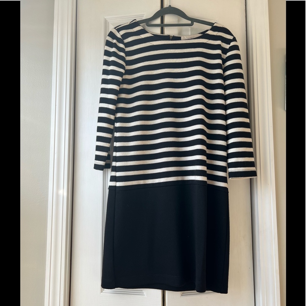 Loft 3/4 Sleeve Sweater Dress Size XS